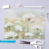 Bloemenveld - Queen Anne's Lace (B) Waterverf Tissuepapier (Craft)