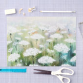 Bloemenveld - Queen Anne's Lace (C) Waterverf Tissuepapier (Craft)