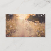 Bloemenveld rustieke land bruiloft tafel plaats plaatskaartje (Achterkant)