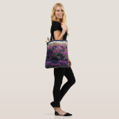 Bloemenveld Tote Bag (Op model)