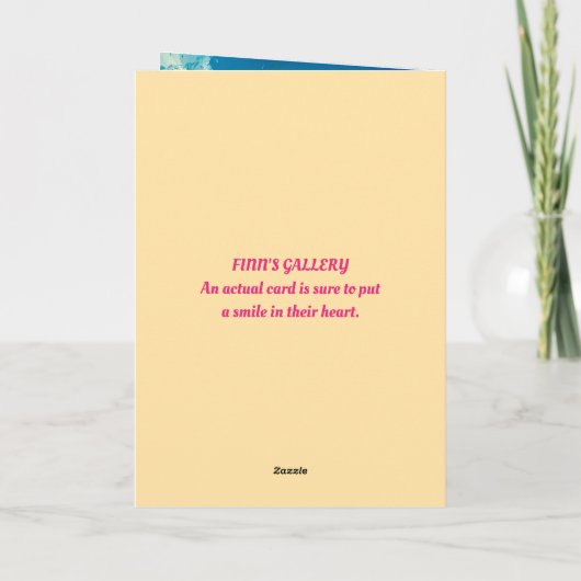 BLOEMENVELD VERJAARDAG KAART (Achterkant)