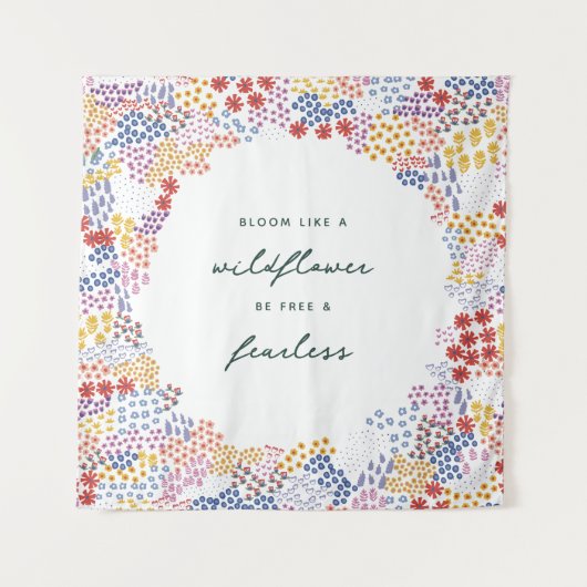 Bloemenveld Wandkleed (Voorkant)