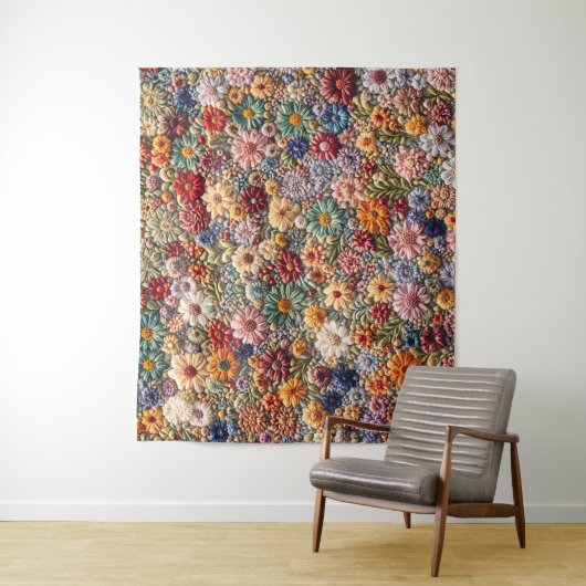 Bloemenveld Wandkleed (In situ)