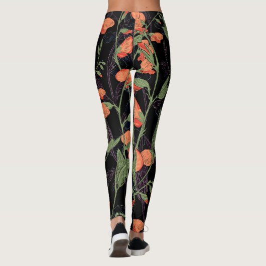 bloemenverhitting leggings (Achterkant)