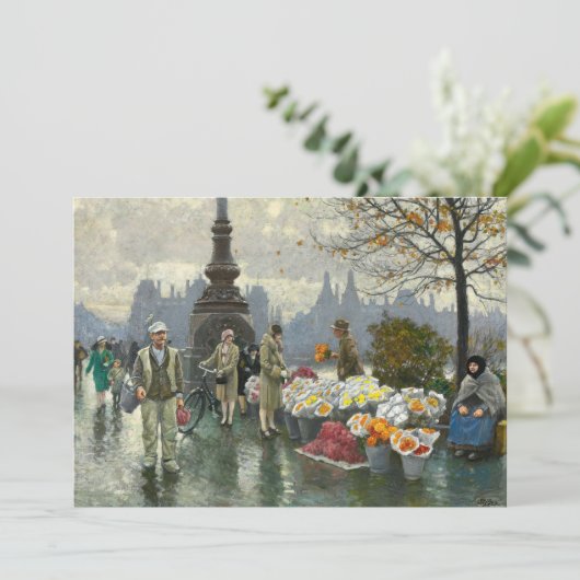 Bloemenverkopers | Paul Fischer (Staand voorkant)