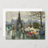 Bloemenverkopers | Paul Fischer (Voorkant / Achterkant)