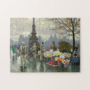 Bloemenverkopers   Paul Fischer Legpuzzel