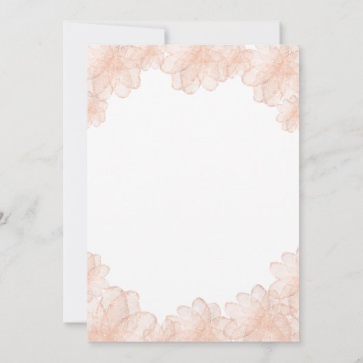 Bloemenverpleegster afstuderen Uitnodiging (Achterkant)