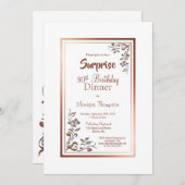  Bloemenverrassing 30e verjaardag Kaart (Voorkant / Achterkant)