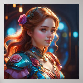 Bloemenversieringen Poster