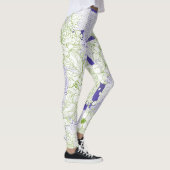 Bloemenverstoring - Abstracte botanische Leggings (Rechts)