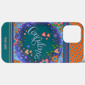 Bloemenvertrouwen Stippen Inspirivity Naam Case-Mate iPhone Case (Achterkant (horizontaal))