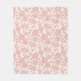 Bloemenveter naadloos patroon fleece deken