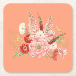 bloemenvierkant Onderzetter