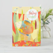 Bloemenvis Genderneutraal Baby shower Kaart (Staand voorkant)