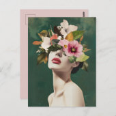 Bloemenvisioenen Briefkaart (Voorkant / Achterkant)