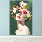 Bloemenvisioenen Canvas Afdruk (Insitu (Houten vloer))