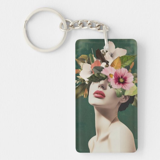 Bloemenvisioenen Sleutelhanger (Voorkant)