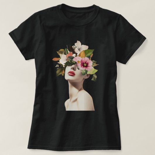 Bloemenvisioenen T-shirt (Design voorkant)