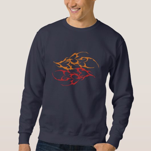Bloemenvlam ontwerp trui (Voorkant)