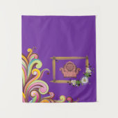 Bloemenvliesbehang Wandkleed (Voorkant)