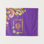 Bloemenvliesbehang Wandkleed (Voorkant (horizontaal))