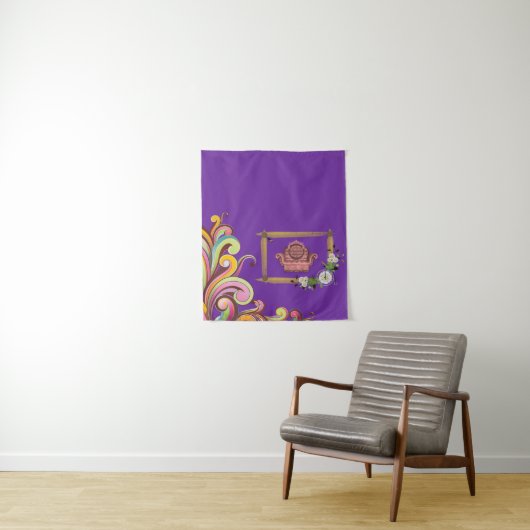 Bloemenvliesbehang Wandkleed (In situ)