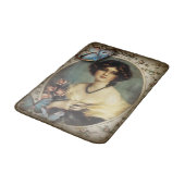  bloemenvlinder Parijse Victoriaans Badmat (Gekanteld)