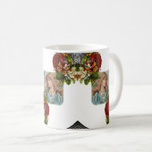 Bloemenvlinder Victoriaans Vrouw Mok (Voorkant rechts)