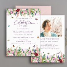 Bloemenvlinders Memorial Viering van het leven