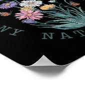 Bloemenvlinders tegen Trump Democraat President L Poster (Hoek)