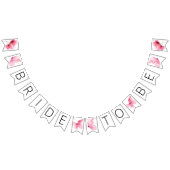 Bloemenvlinders Vrijgezellenfeest Bunting Banner (Alle)