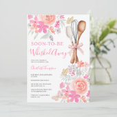 Bloemenvlinders weggespoeld vrijgezellenfeest kaart (Staand voorkant)