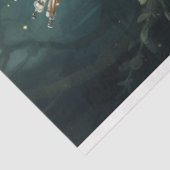 Bloemenvogel spreeuw koningin decoupage Tissuepapier (Detail)