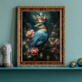 Bloemenvogel spreeuw koningin decoupage Tissuepapier