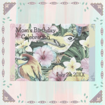 Bloemenvogels gepersonaliseerd