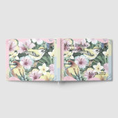 Bloemenvogels gepersonaliseerd gastenboek (Volledig)