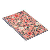 Bloemenvogels Hand getrokken Notitieboek (Rechterzijde)