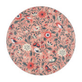 Bloemenvogels Hand getrokken  Snijplank (Voorkant)