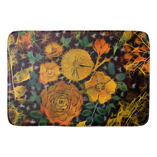 bloemenvonken badmat (Voorkant)