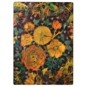 bloemenvonken klembord (Achterkant)