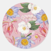 Bloemenvoorkeur Sticker (Voorkant)