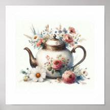 Bloemenvormige Theepot 7