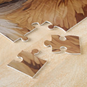 Bloemenvos: een vos tussen de bloemen legpuzzel (Zijkant)