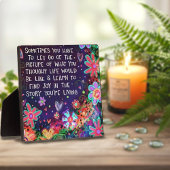  Bloemenvreugde in uw Story Quote Inspirivity Fotoplaat