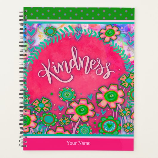  Bloemenvriendelijkheid Vrolijke Inspirivity Art Planner (Voorkant)