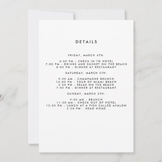 bloemenvrijgezellenfeest kaart (Achterkant)