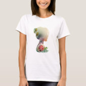 Bloemenvrouw T-shirt (Voorkant)