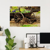 Bloemenwagen Poster (Thuiskantoor)