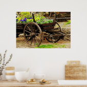 Bloemenwagen Poster (Keuken)